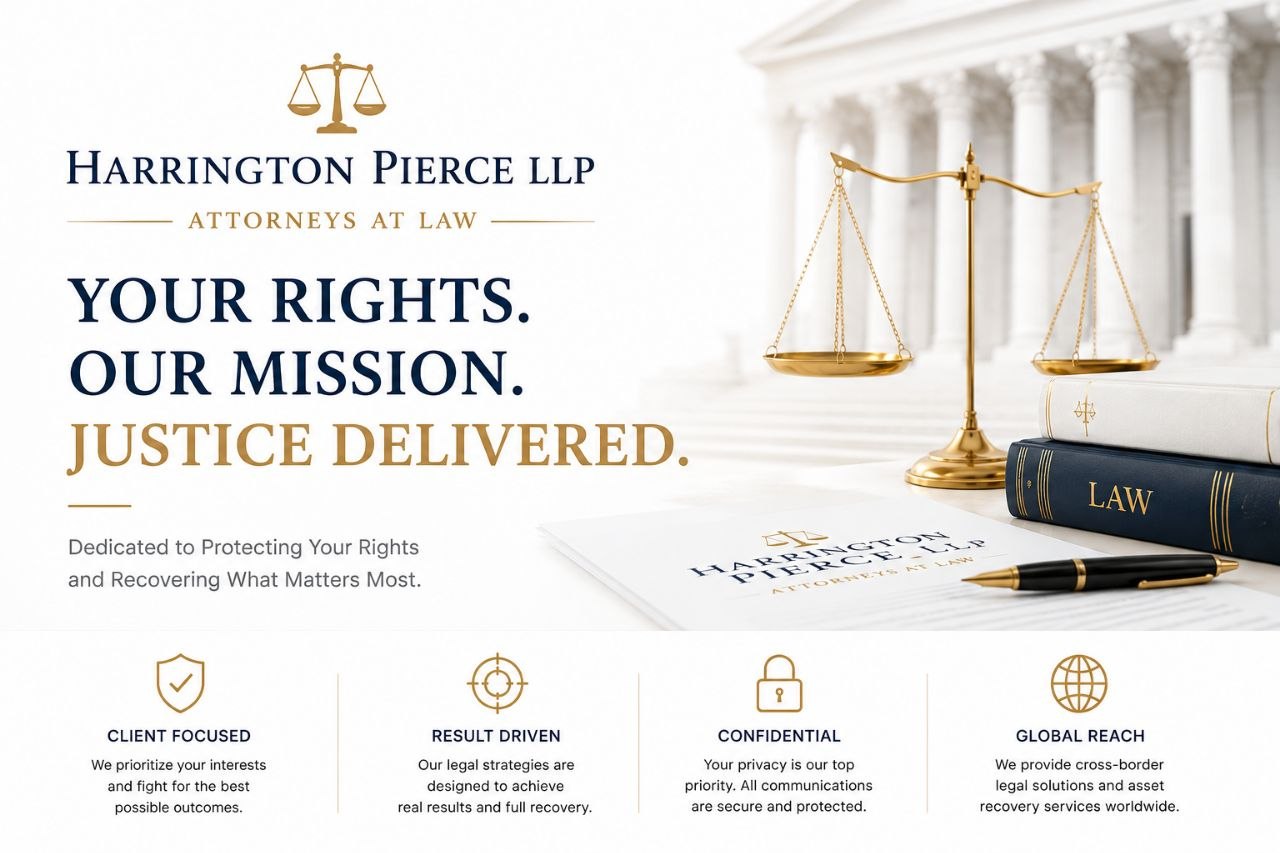 Harrington Pierce LLP main legal recovery visual